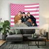 1pc Santos Bravos American Themed Tapestry Fashion Wall Hanging for Home Room Decoration