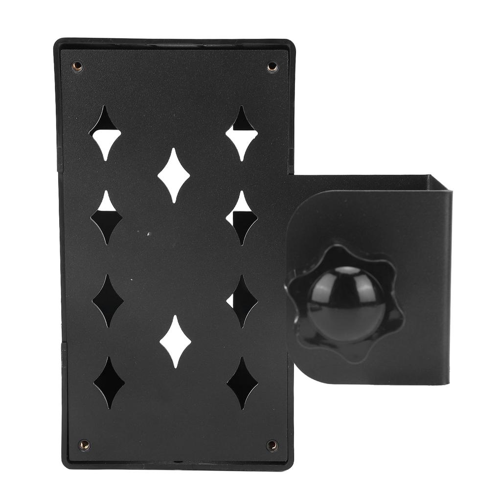 Diebstahlsichere Video-Türklingelhalterung passend für Ring-Funktürklingeln, verstellbare Montagehalterung für Haus, Schwarz