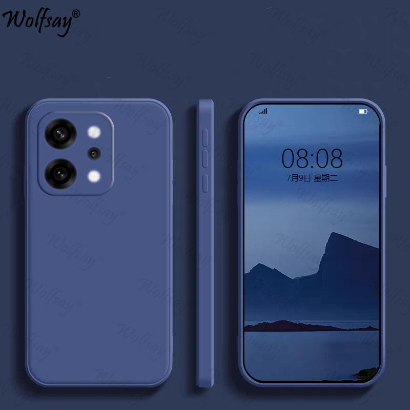 Case For Oppo Reno 14 Pro Case Anti-knock Soft Original Liquid Silicone Back Case For Oppo Reno 14 Pro Cover For Oppo Reno14 Pro