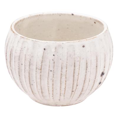 Tekopp, Yunomi, Kopp, Japansk servise, Dreieskive Pulvertegnet Skål, Liten 170cc, Keramikk (Vanntett behandlet), Laget i Japan 20734