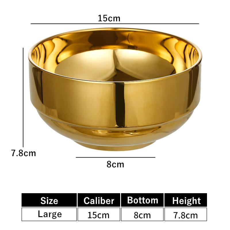 

304 Нержавеющая сталь ромбовидный узор миска для риса рамен против ожогов салат каша суп паровая миска кухонная посуда пищевой контейнер