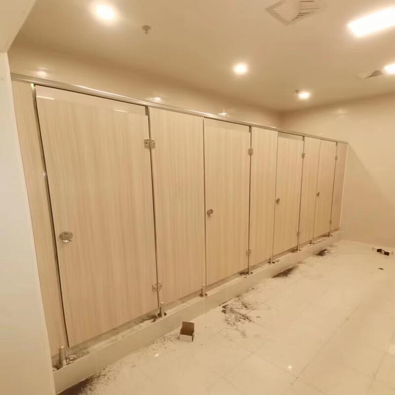 Waterproof PVC Bathroom Partition with Stainless Steel Accessories