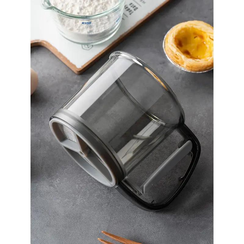 New Flour Sifter Manual Flour Filter Screen Household Baking Powder Sieve Sieve Powder Sieve Baking Tools Sieve Cup