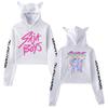 Hot K-pop Anime Kpop Demon Hunter Saja Boys Crop Tops Women Sweatshirt Long Sleeve Girls Fashion Hoodie