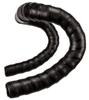 Lizard Skins Fahrrad-Lenkerband DSP Bar Tape V2 Dicke mit Gewinde-Lenkerendstopfen Jet Black 2,5 mm