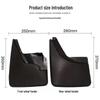 Compatible Mud Flaps for Hummer H3 (2007-2018) Models - Cross-Border Design