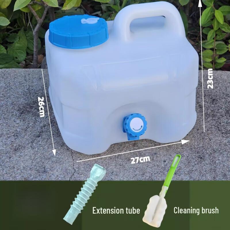 Outdoor Square Water Container with Faucet