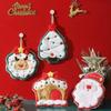 1Pc Cute Christmas Cleaning Towel Coral Velvet Hand Towel Snowman Bathroom Hanging Absorbent Dishcloth Soft Cleaning Cloth Rag