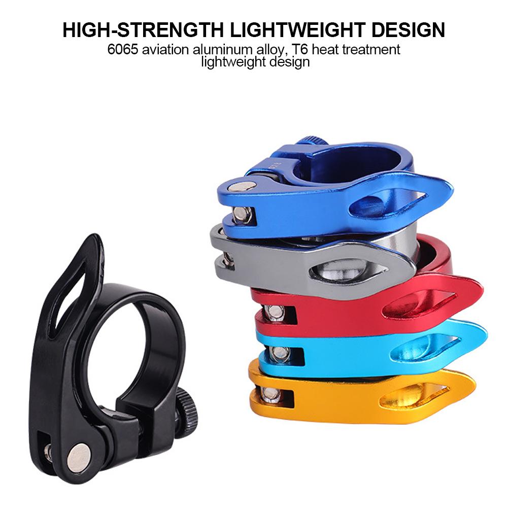 Clemă de șa pentru bicicletă super ușoară, din aliaj CNC, clemă de șa pentru bicicletă de munte, din titan, pentru 27,2/30,8/31,6 mm