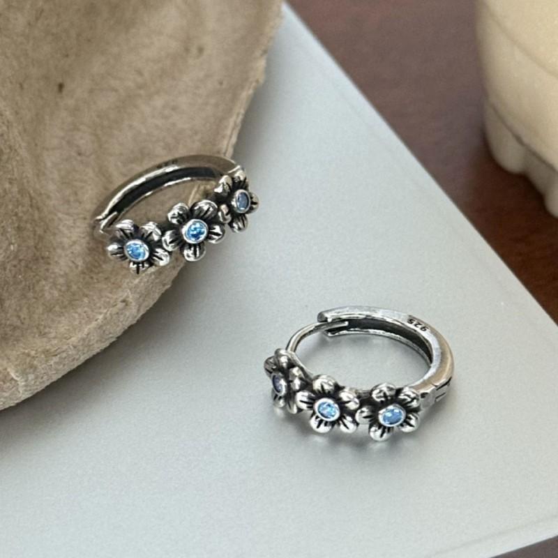 Clip per orecchio a nodo fiocco in Argento 925 per Donna Ragazza Design Nastro Stile Balletto Dolce Gioiello Regalo