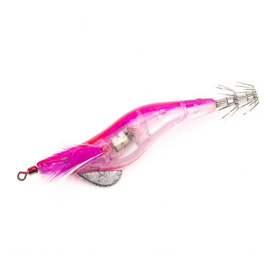 LED Light-up Shrimp Shrimp Squid Waterproof Simulation Lure Lighted Bionic Jig Hook Prawn
