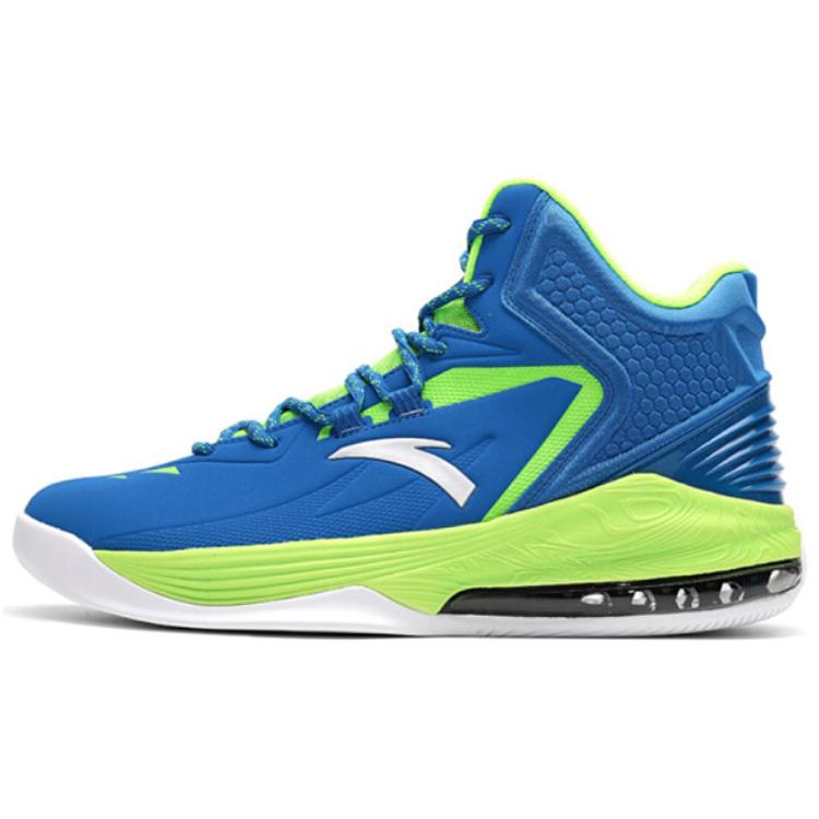 

ANTA Basketball Series Sneakers High Blue Green White 40