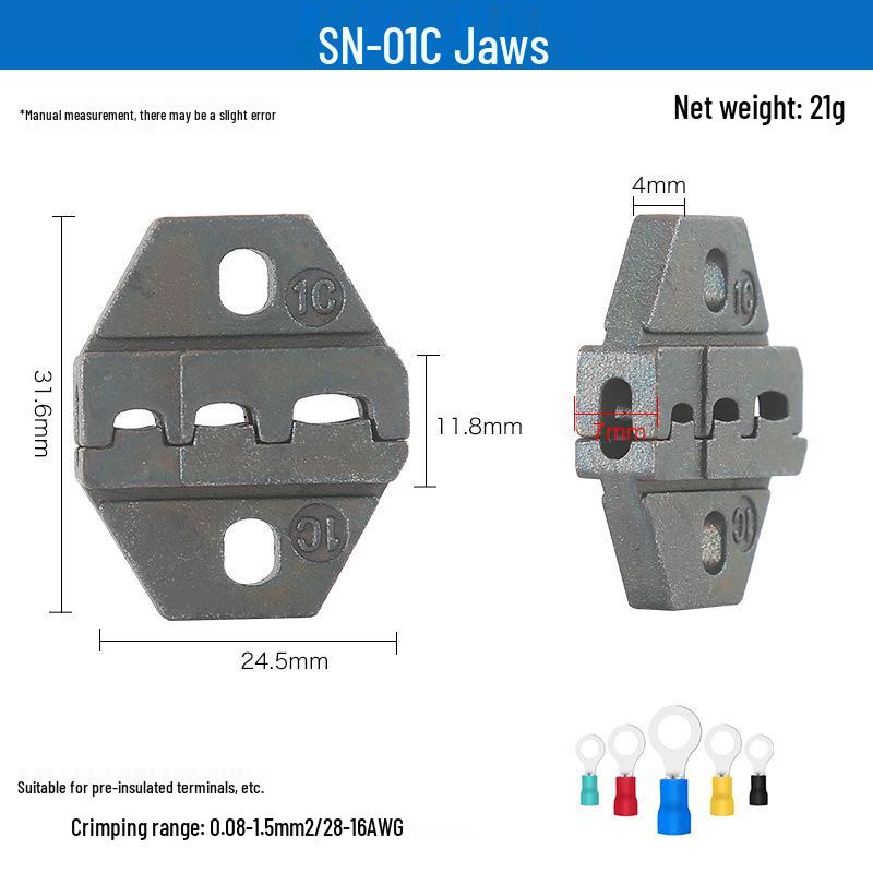 SN Pliers Jaw Wire Crimping Series - Multifunctional Terminal Accessories for Electricians