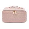 Ideamall Makeup Pouch, Large Capacity Vanity Makeup Cosmetic Bag, Storage, Travel, Pink
