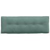 Back Cushion Sea Green 140 x 50 cm Cord Fabric