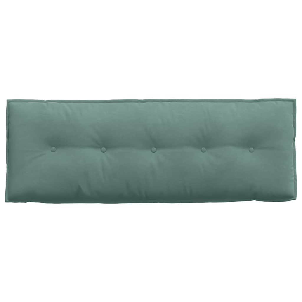 Back Cushion Sea Green 140 x 50 cm Cord Fabric