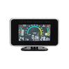 Car LCD Meter Digital Oil Pressure Voltage Water Temperature Gauge 3-in-1 Universal Instrument 9-36V for Car Truck SUV RV