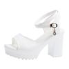 Women Shoes Fish Mouth Platform High Heels Wedges Buckle Slope Sandals Woman Platform High Heels Sandals