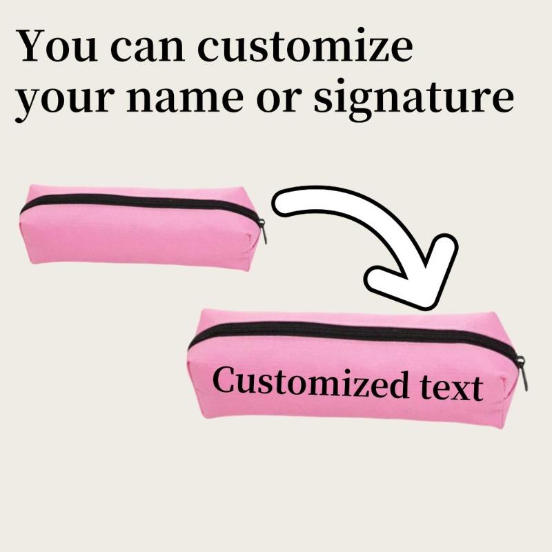 Personalized Pencil Case Engrave Your Name-Large Capacity,8 Colors.Perfect Gift for Students&Office.Durable&Uniquely Yours