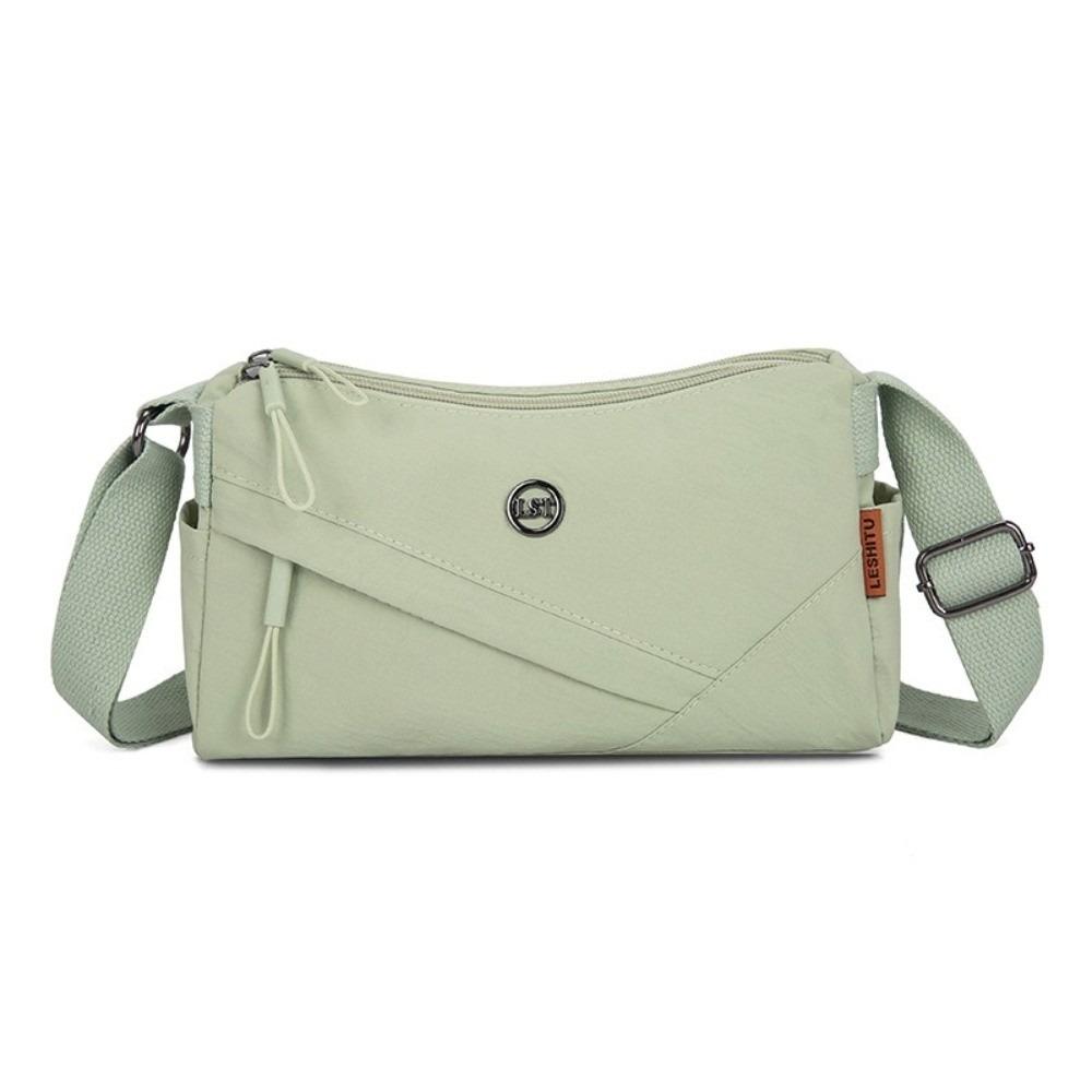 New Large Capacity Crossbody Bag Nylon Lightweight Shoulder Bag Multi-Compartment Waterproof Ladies Bag Casual