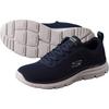 Skechers Memory Foam Men Blue Low Top Casual Shoes Comfort Cushion Anti Slip Wear Resistant Breathable Fit Lightweight 8790345-NVY