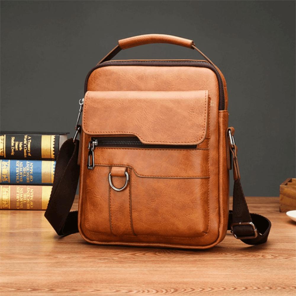 Large Capacity Shoulder Bag Vintage Man Tote Bag Casual Men Crossbody Bag Travel