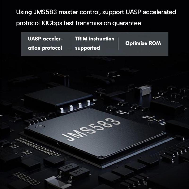 Корпус из алюминиевого сплава NVME SSD для мобильного жесткого диска 2230-2280, корпус с поддержкой ускорения UASP 10 Гбит/с, запись 1000 МБ