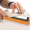 Bamboo Whetstone Non Base for Kitchen Sharpening Tool Practical Smooth Portable Holder Gift for Housewives
