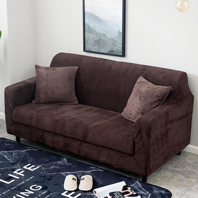 Plush Fabirc Sofa Cover Thick Slipcover Couch Sofacovers Stretch Elastic Cheap Sofa Covers Towel Wrap Covering