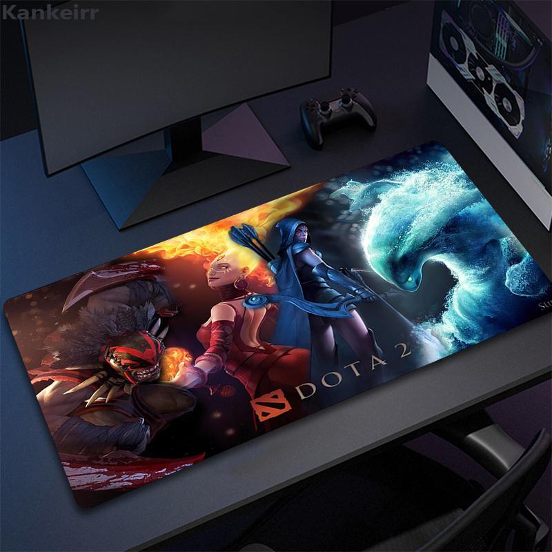 Dota 2 Mauspads Großes Tastaturpad Schreibtisch Gaming Mauspads Laptop Anti-Rutsch Büro Naturkautschuk Gamer Schreibtisch dota2 Mauspads PC