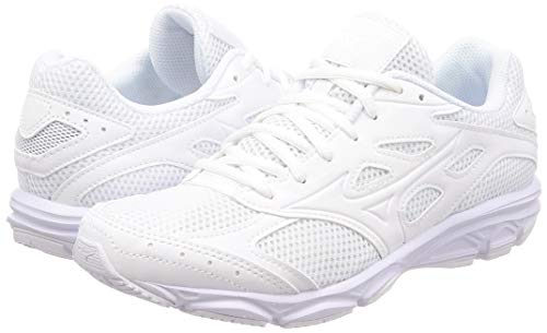 Mizuno Maximizer 21 Running Shoes, Perfect for Commuting, Jogging, and Exercise, White, Size 23.0 cm, 3E