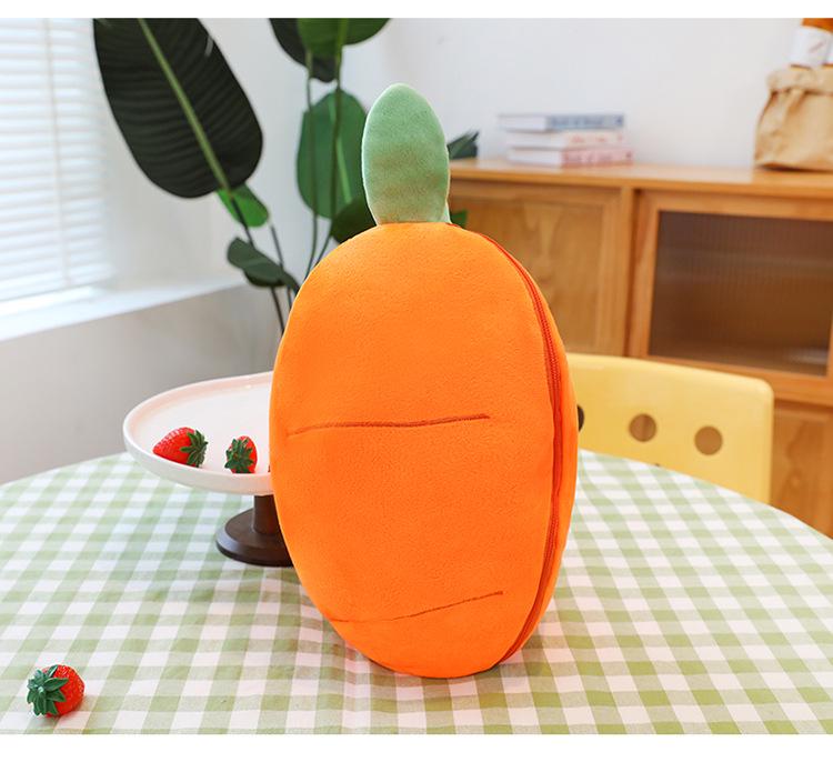 Strawberry Bunny Plush: Cute Radish-Inspired Companion with Big Ears