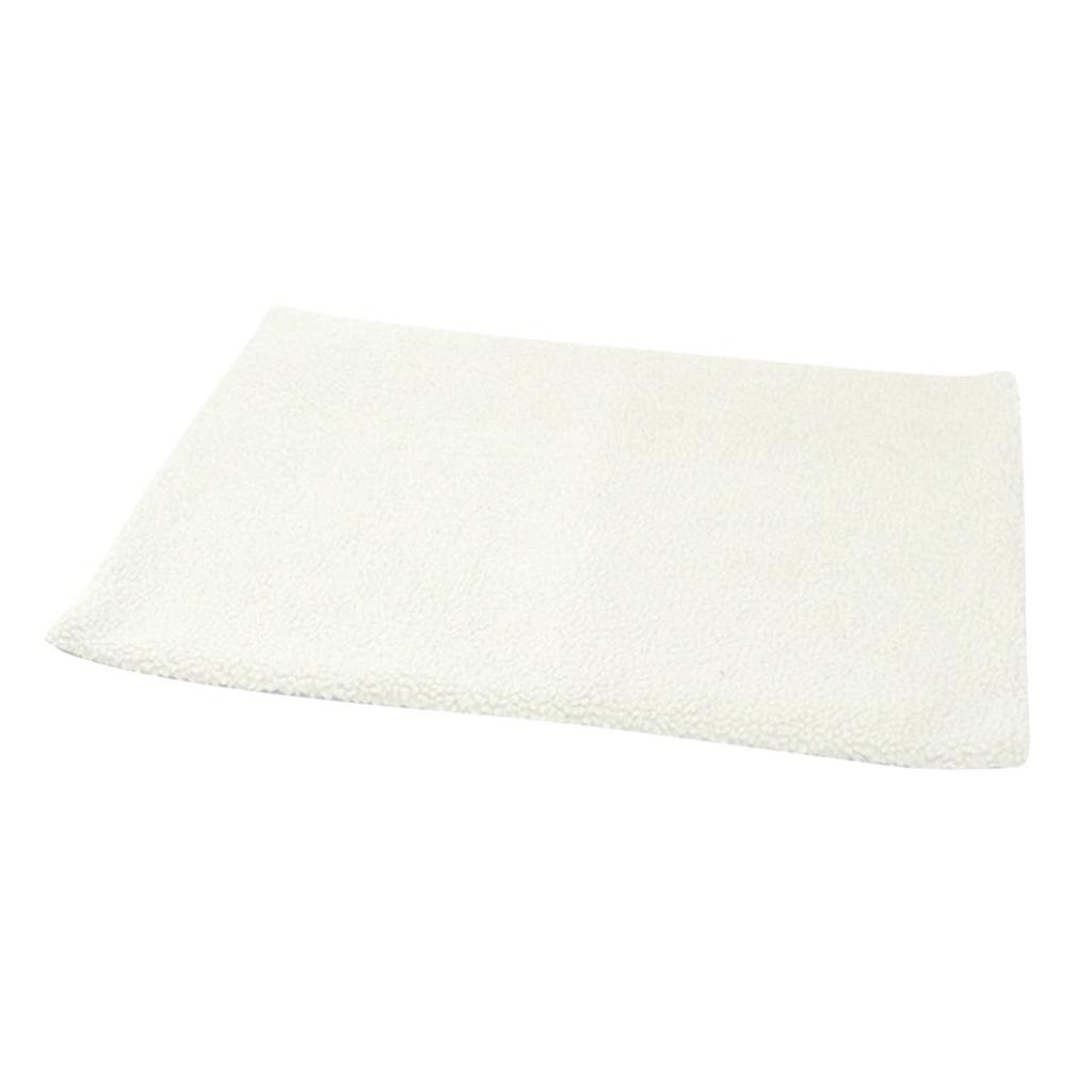 Self-heating pet pad, cat and dog bed mat, warm and removable for washing, beige color