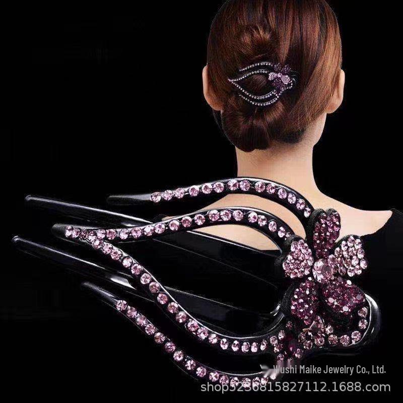 Korejský styl kamínková spona do vlasů - Elegantní sponka a doplňky do vlasů