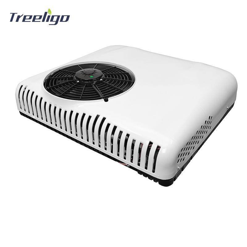 12V/24V Electric Scroll Car Air Conditioner for RVs, Trucks, and Food Trucks