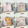 Mikko Illustrations Pillow Case For Car Sofa Decorative Home Doublesided Print Plush Square Throw Pillow Cushion Cover