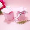 1 Set Candy Box Exquisite Pattern Vibrant Color Hexagonal 3D Visual Effect Reusable Wedding Favor Gift Packaging Candy Box Sweets Container