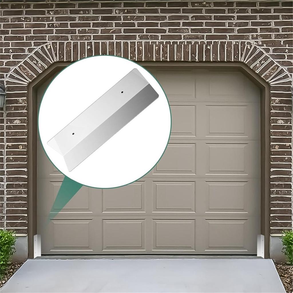 2026 New 4 Pcs Garage Door Seal Guard, Weatherproofing Shield Seal Strip Door Sweep Barrier for Garage Home