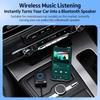 Dual Device Car AUX Adapter Bluetooth 6.0 Hands-Free Car Kit USB Music Player  Music Streaming