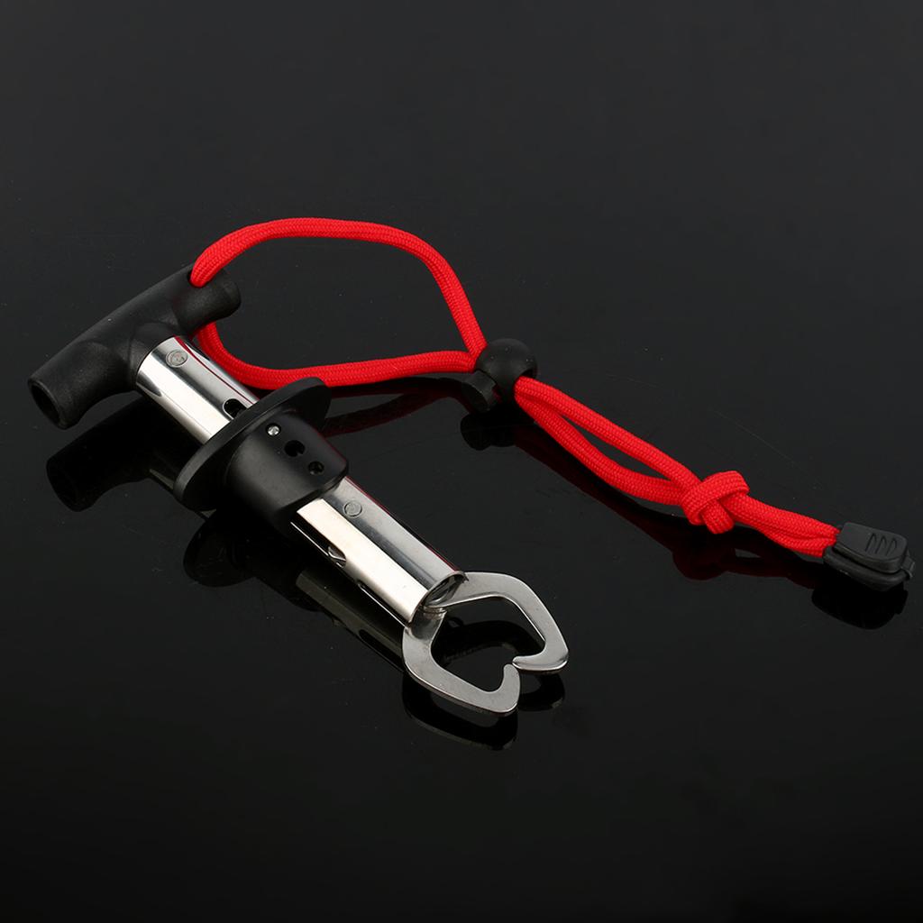 Stainless Steel Portable Fishing Gripper Gear Grabber Fish Grip Scale Lip Grip pliers Trigger