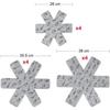 Protections Anti-Rayures - Lot de 12 - Matériau non tissé - 3 tailles - Lavables à la main