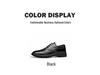 2025 Men's Spring Brogue Leather Shoes - Casual & Wedding Style