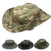 Camo Tactical Fishing Bucket Hat with Sun Protection - Military Style