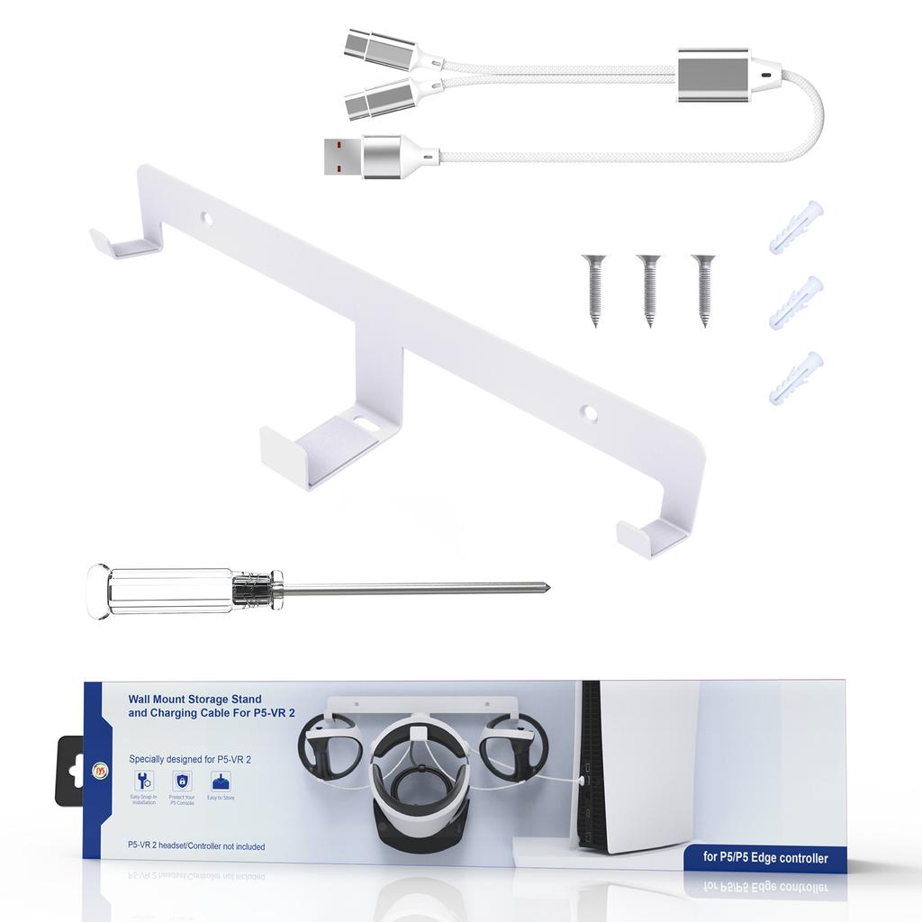 Storage Bracket VR Multifunctional Wall Mount For Headset Storage Stand Holder Wall-mounted Hanging Rack For