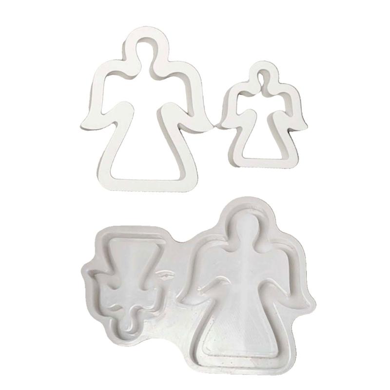 

Angel Candle Molds 3D Angel Silicones Mould Casting Mould Ornament Soap Molds Craft Supplies for Home Decorations 1