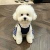 Spring Summer Thin Breathable Pet Camisole Dress With 3 Small Bows, Anti-shedding Fur Vest Skirt, Clothes For Small Dogs Cats