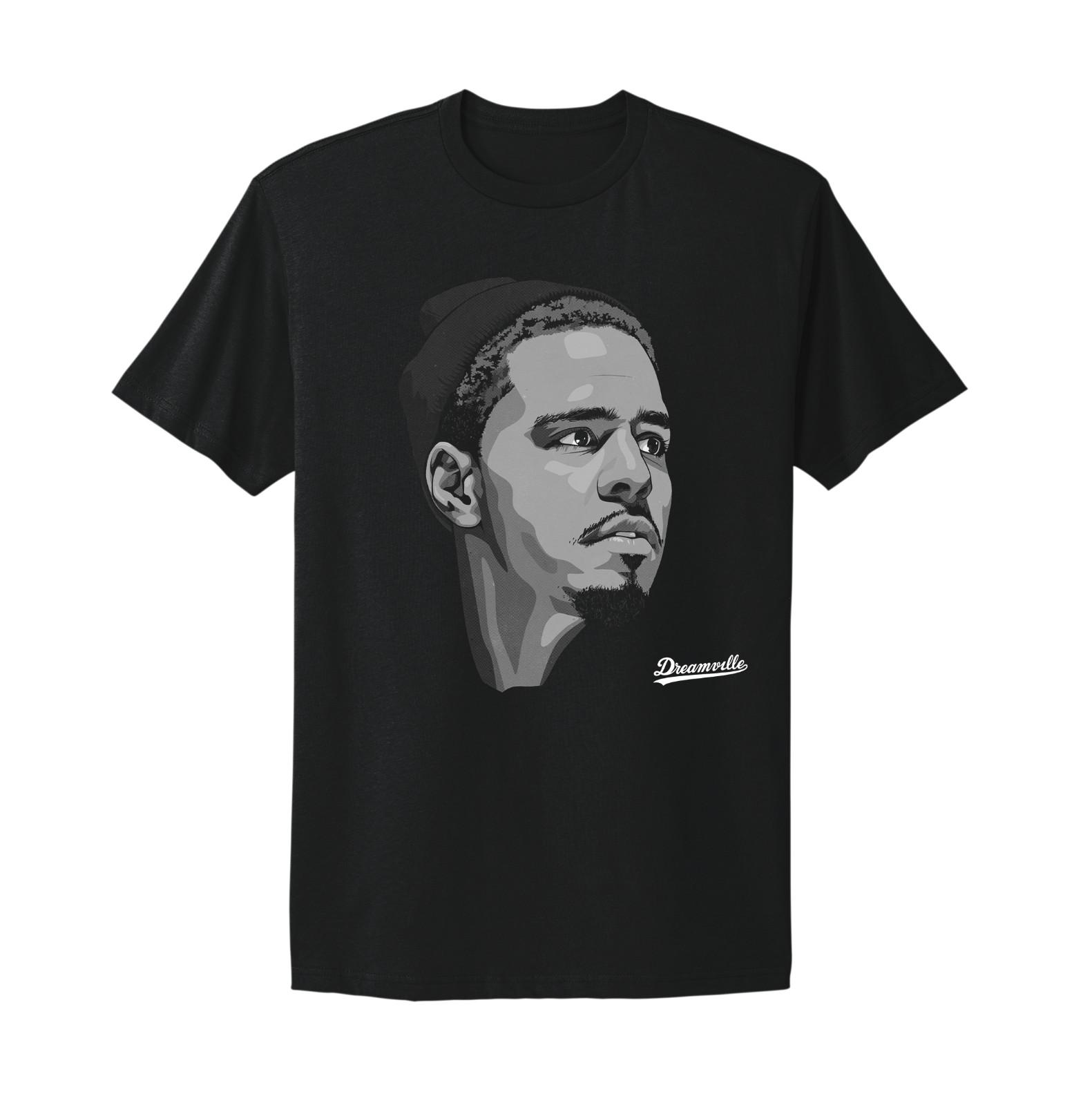 J Cole Dreamville Tour Rap Vintage style design merch T-shirt S