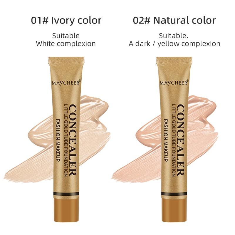 Maycheer Small Gold Tube Concealer For Tattoo Acne Dark Spots