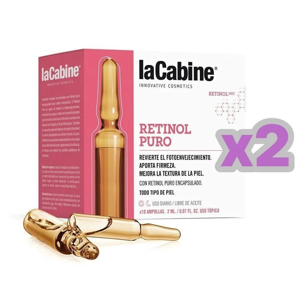 LaCabine Pure Retinol Ampoule 2ml 10-pack, 2 packs