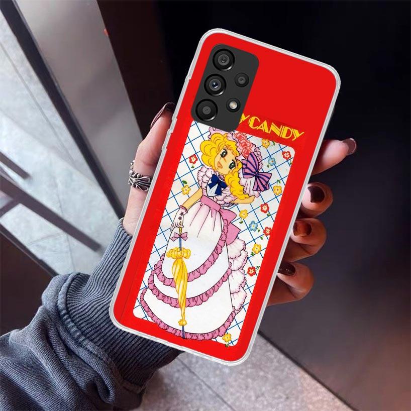 Anime Candy Phone Case For Samsung Galaxy A17 A16 A15 A14 A13 A57 A56 A55 A54 A53 A37 A36 A35 A34 A33 A26 A25 A24 A23 Galaxy A17